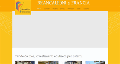Desktop Screenshot of brancaleoniefrancia.it